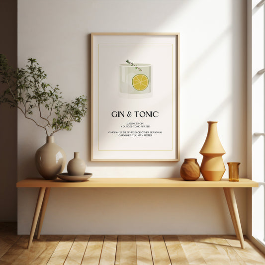 Gin & Tonic print