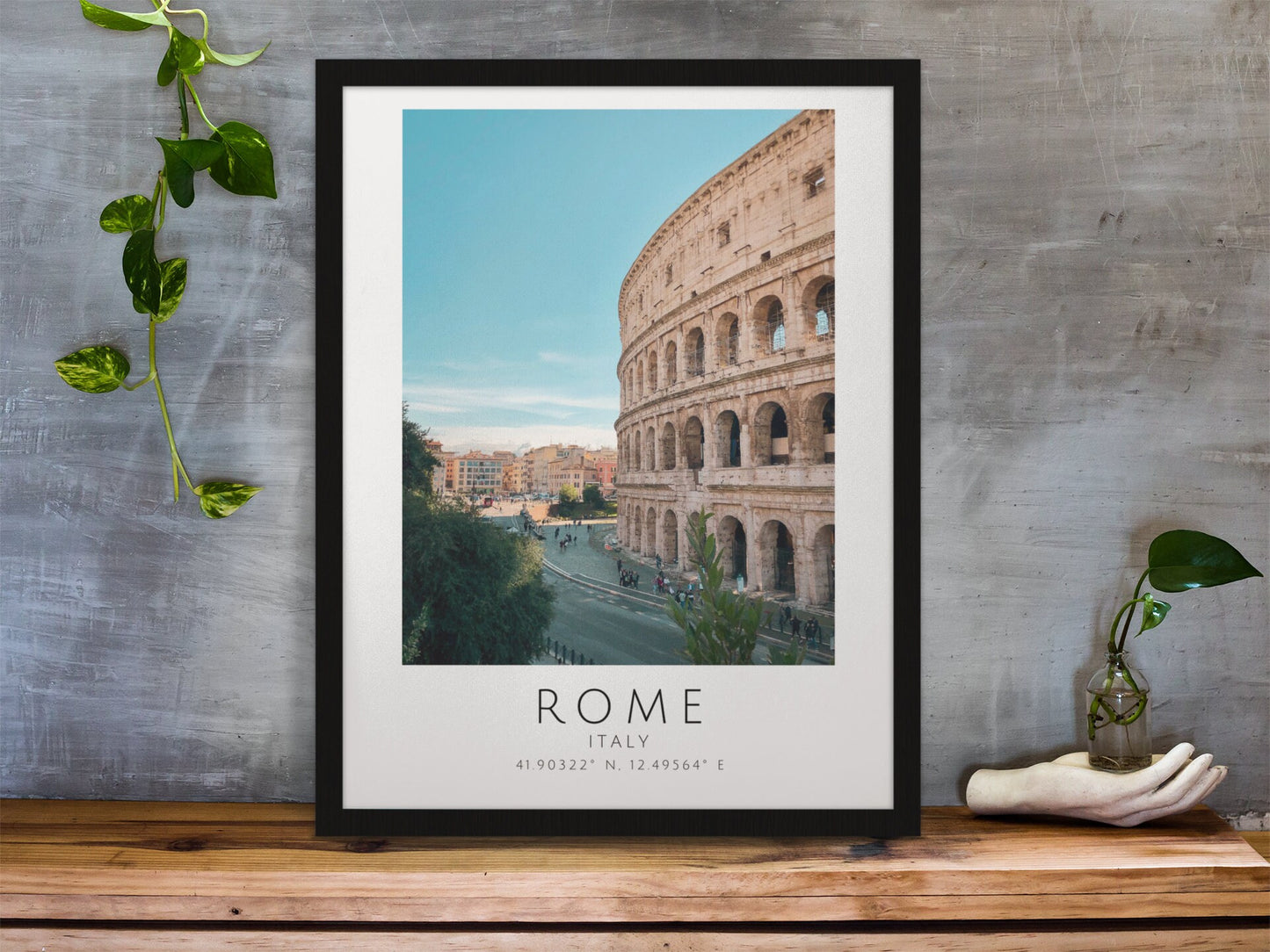Rome colour city print