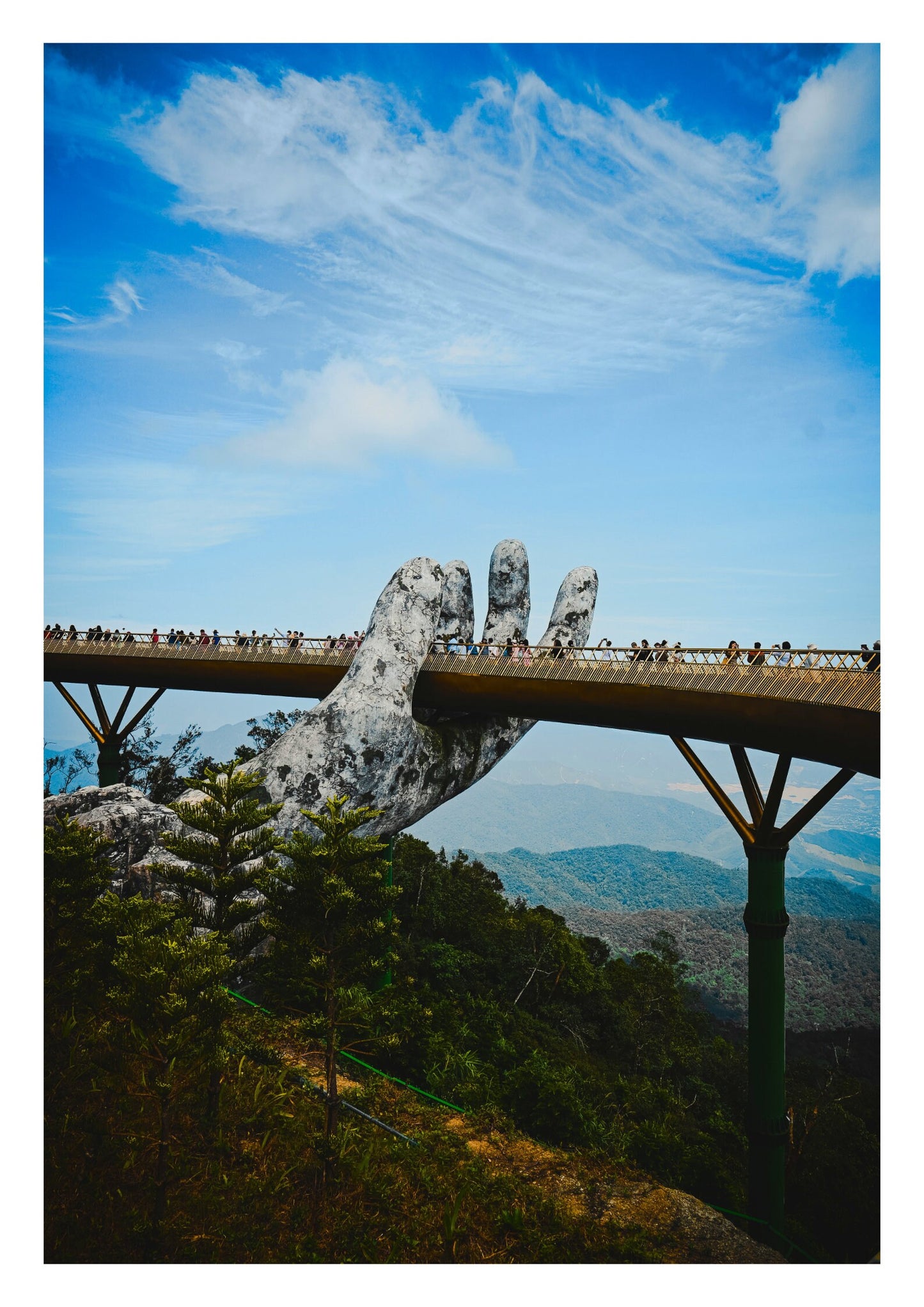 Set of 3 Vietnam prints, City prints, Holiday destinations, Colour travel photos, Home decor, Travel print, Sapa rice fields, Golden Bridge
