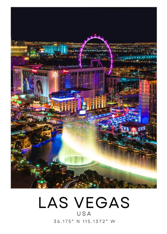 Las Vegas city print