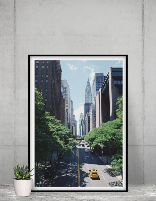 New York City skyscrapers poster