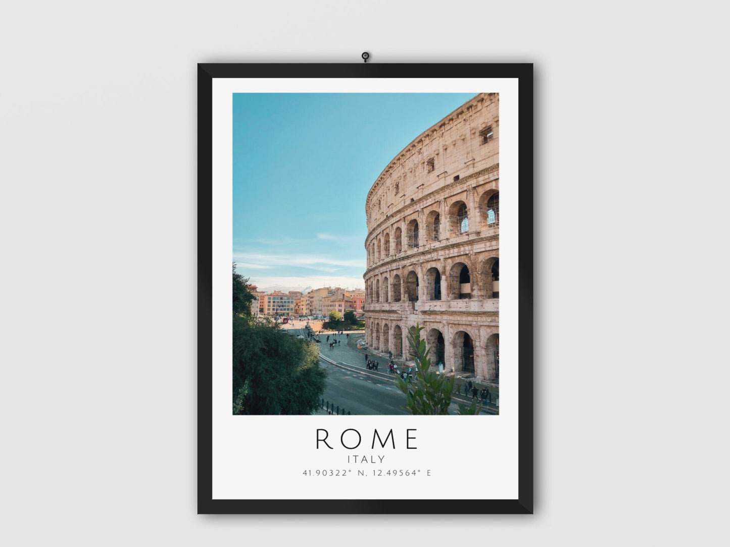 Rome colour city print