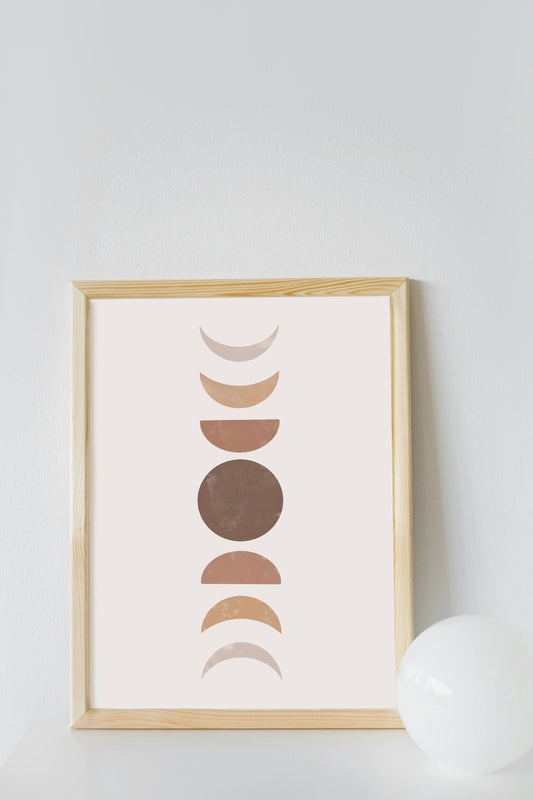 Boho Geometric Wall Art, Living room poster, Minimalist Art, Neutral Wall Decor, Home decor, Birthday gift, Neutral print