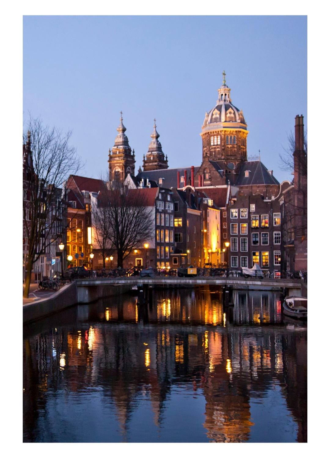 Set of 3 Amsterdam city prints