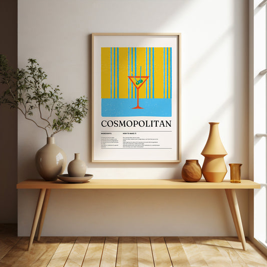 Cosmopolitan cocktail print