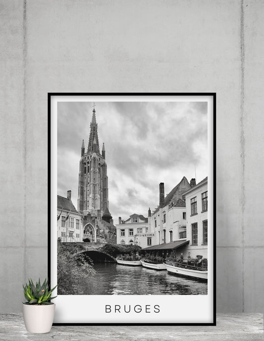 Bruges city print