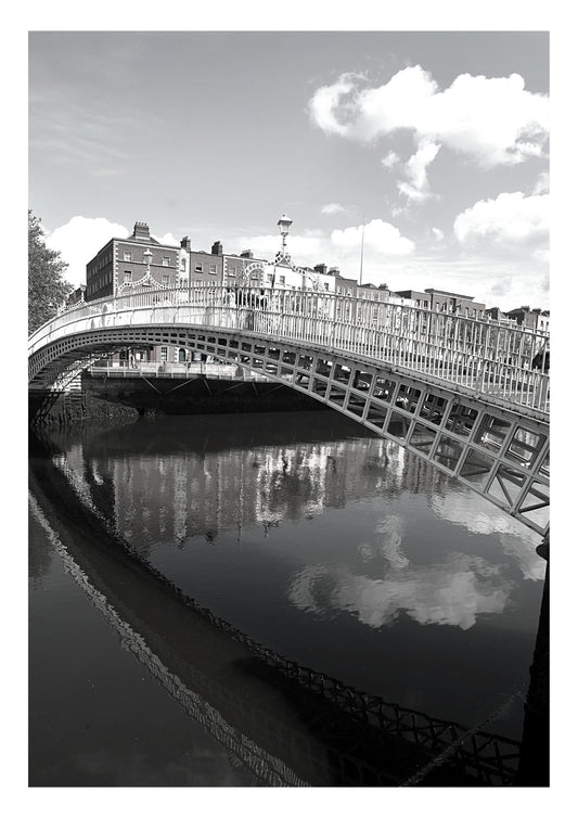 Set of 3 Dublin black and white city prints