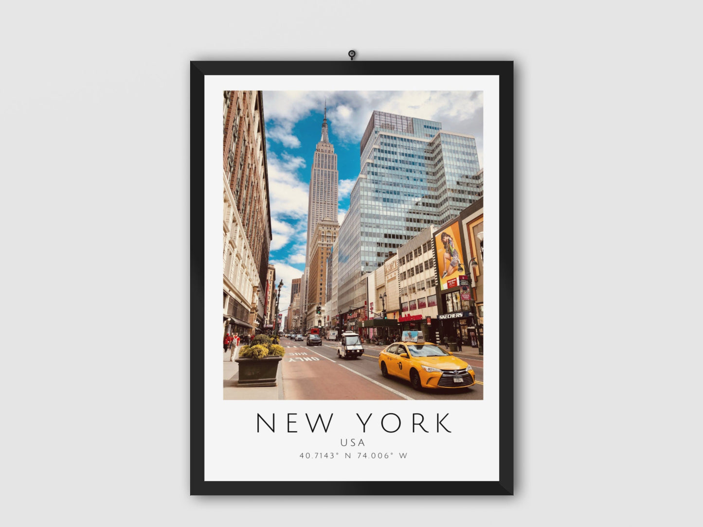 New York City skyscraper print