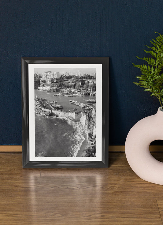 Set of 3 Turkiye Holiday prints, Antalya Bodrum prints, City poster set, Black and White travel posters, Travel prints, Asia, Wall art, Gift