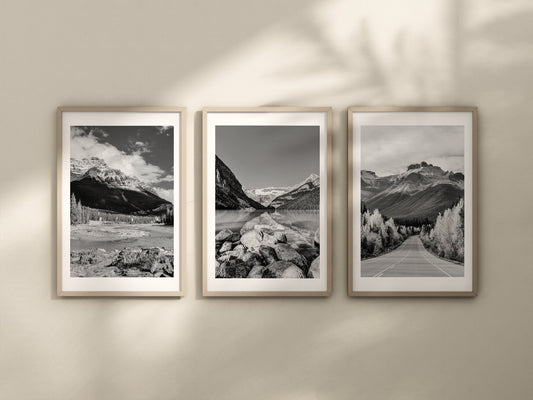 Set of 3 Canada landscape prints