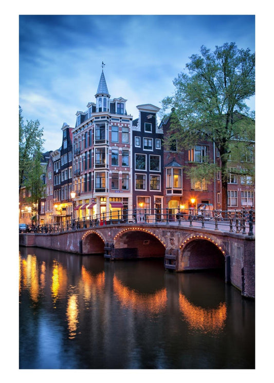 Set of 3 Amsterdam city prints