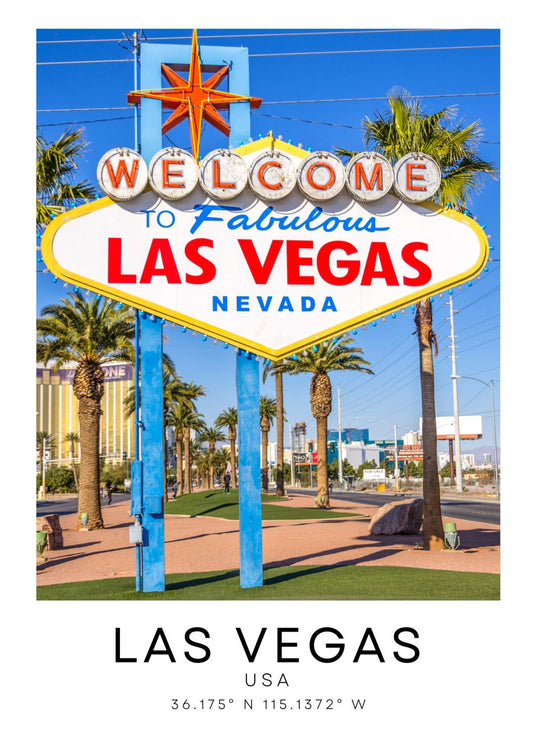 Las Vegas sign print