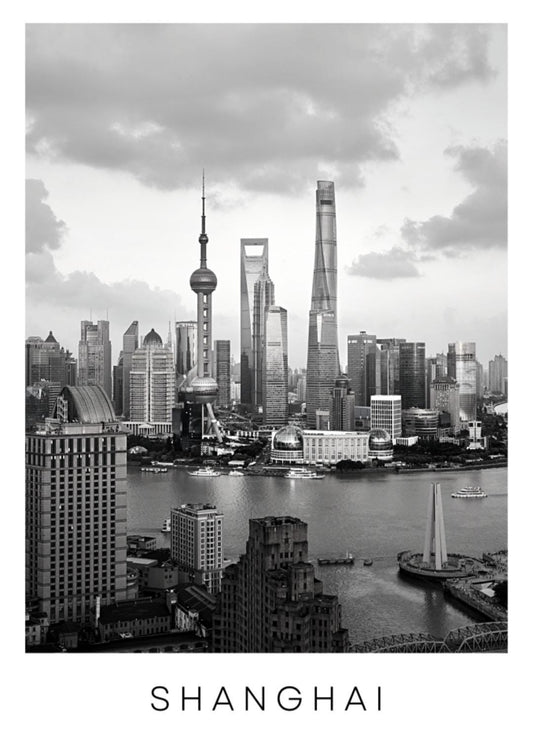 Shanghai print, City print, China print, Travel photography, Travel poster, Wall art, Home decor, Gift