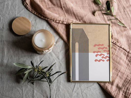 Boho Geometric Wall Art, Living room poster, Minimalist Art, Neutral Wall Decor, Home decor, Birthday gift, Neutral print