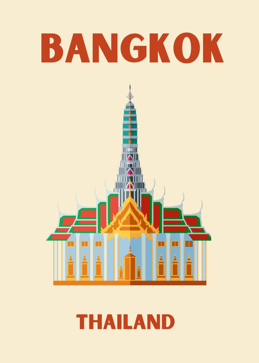 Bangkok Pop Art style print