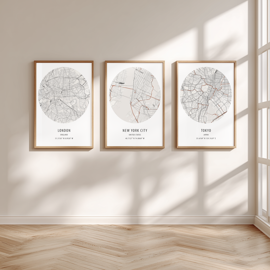 World city map posters - Any city!