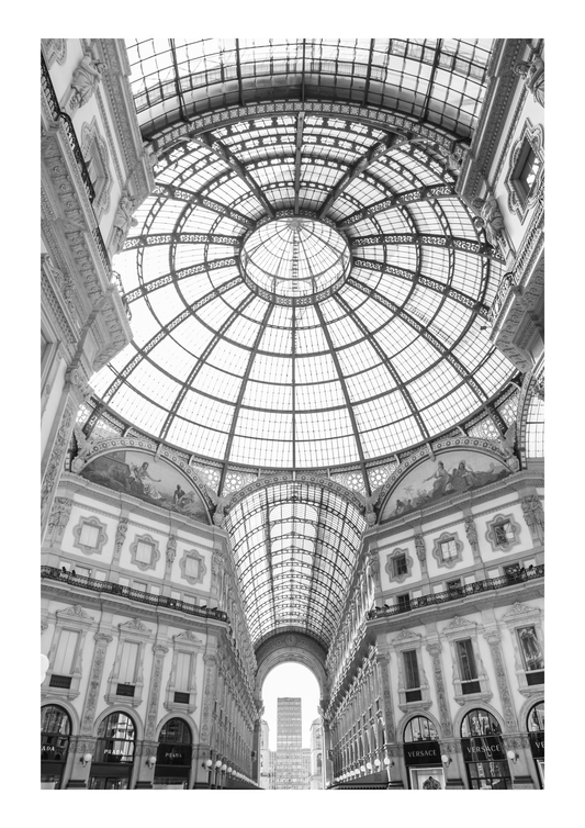 Set of 3 Milan black and white prints