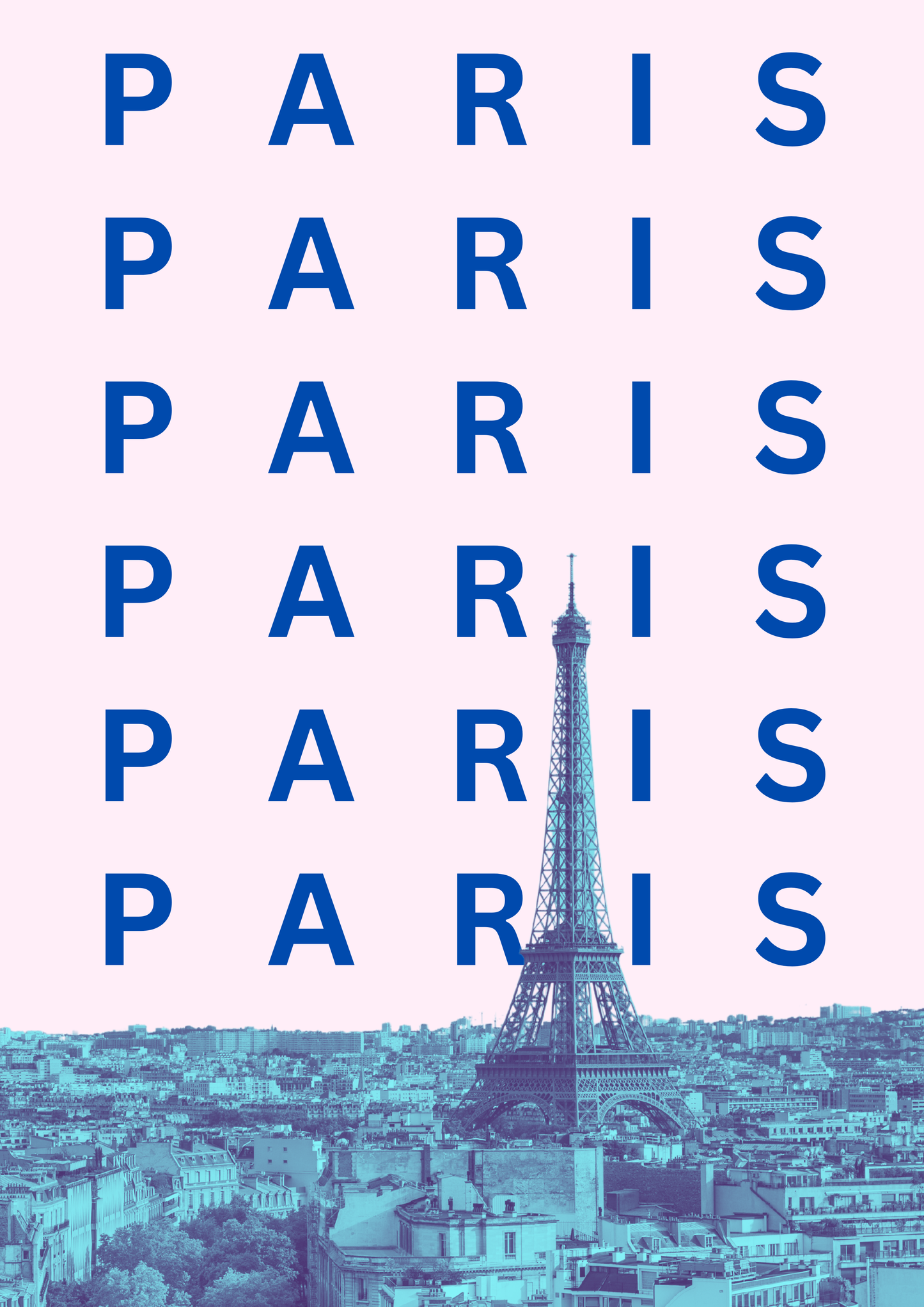 Pop Art style city skyline posters - ANY location, any colour!