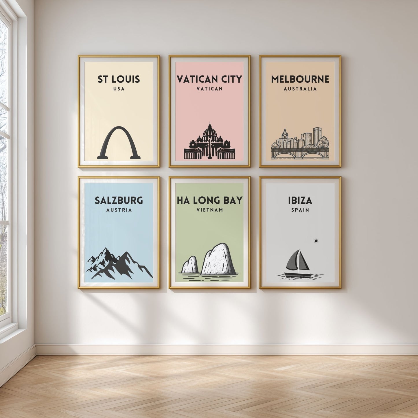 Pastel city prints - Any city!