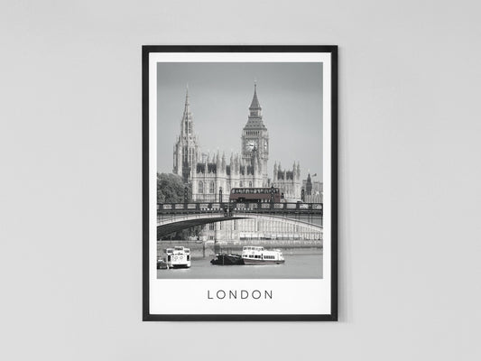 London city print. Westminster poster.