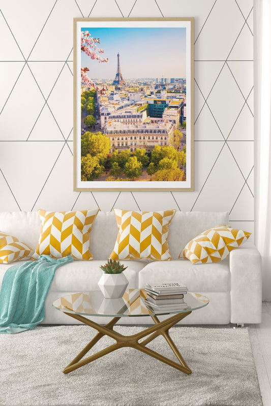 Paris cityscape print