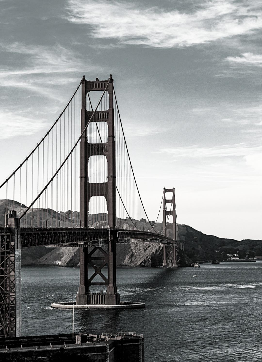 Set of 3 San Francisco prints, City prints, Black and white photographs, Travel posters, Bedroom wall art, Golden Gate Bridge, Cable car