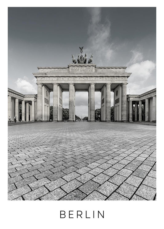 Berlin black and white city print