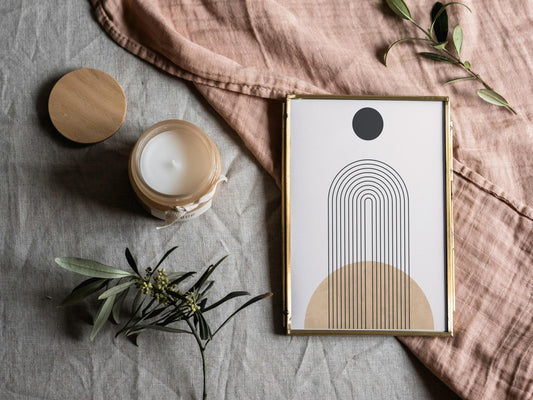 Boho Geometric Wall Art, Living room poster, Minimalist Art, Neutral Wall Decor, Home decor, Birthday gift, Neutral print