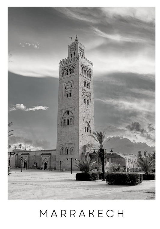 Marrakech mosque print