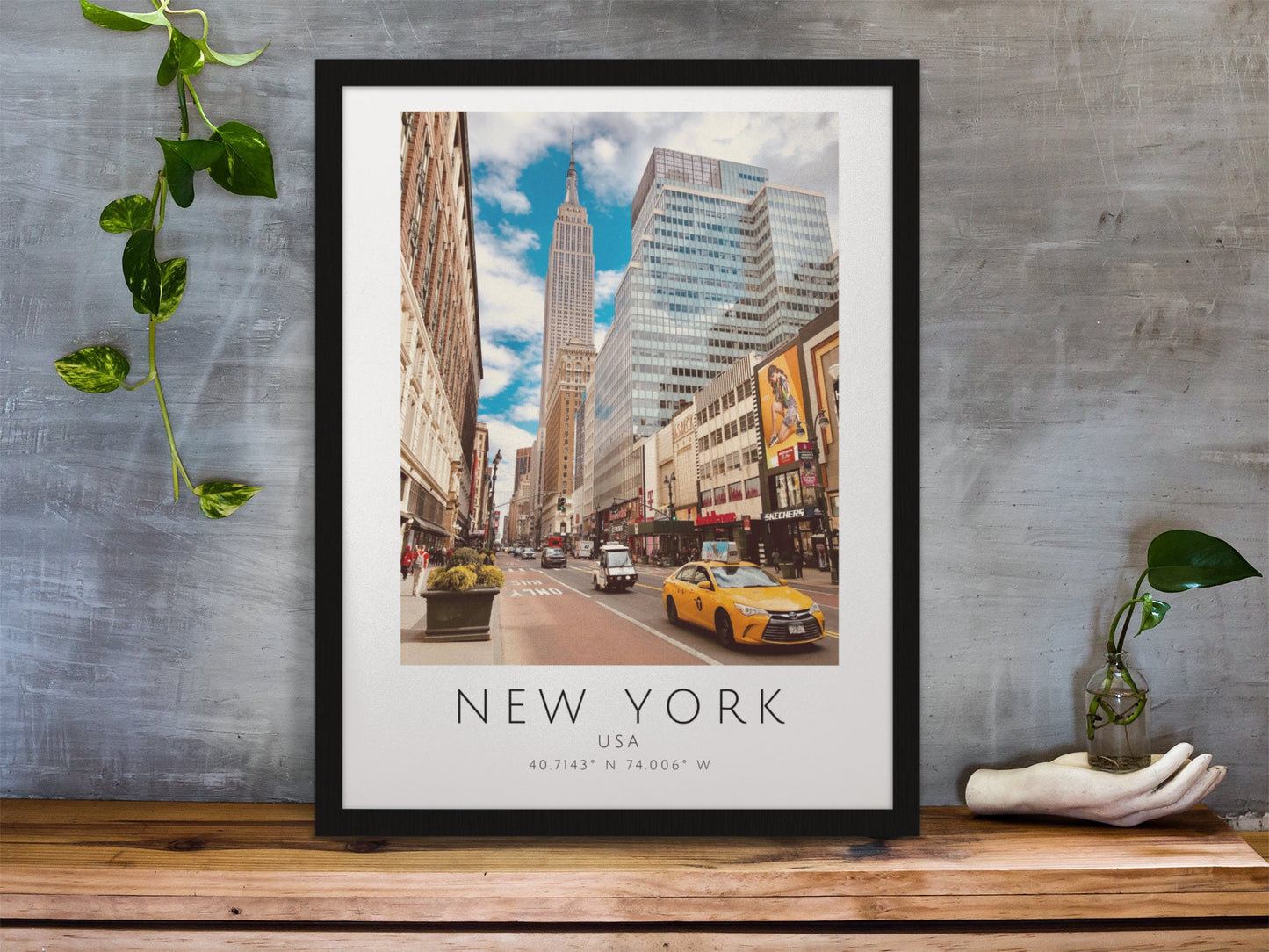 New York City skyscraper print