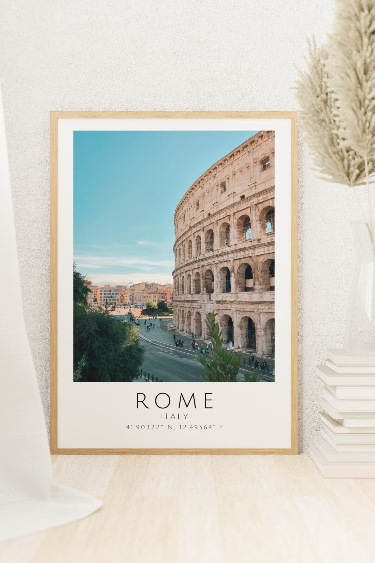 Rome colour city print