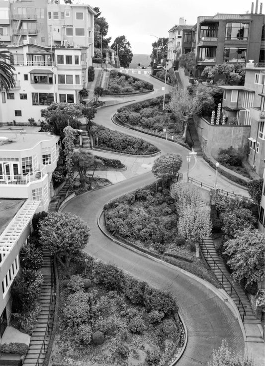 Set of 3 San Francisco prints, City prints, Black and white photographs, Travel posters, Bedroom wall art, Golden Gate Bridge, Cable car