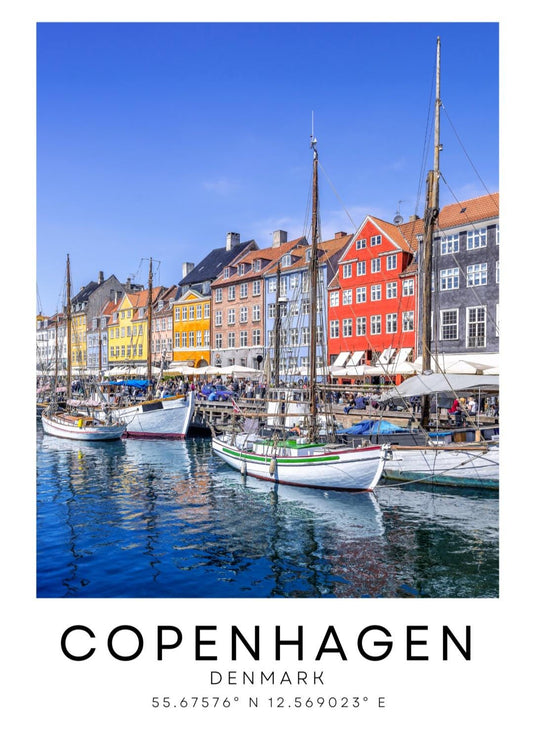 Copenhagen city print