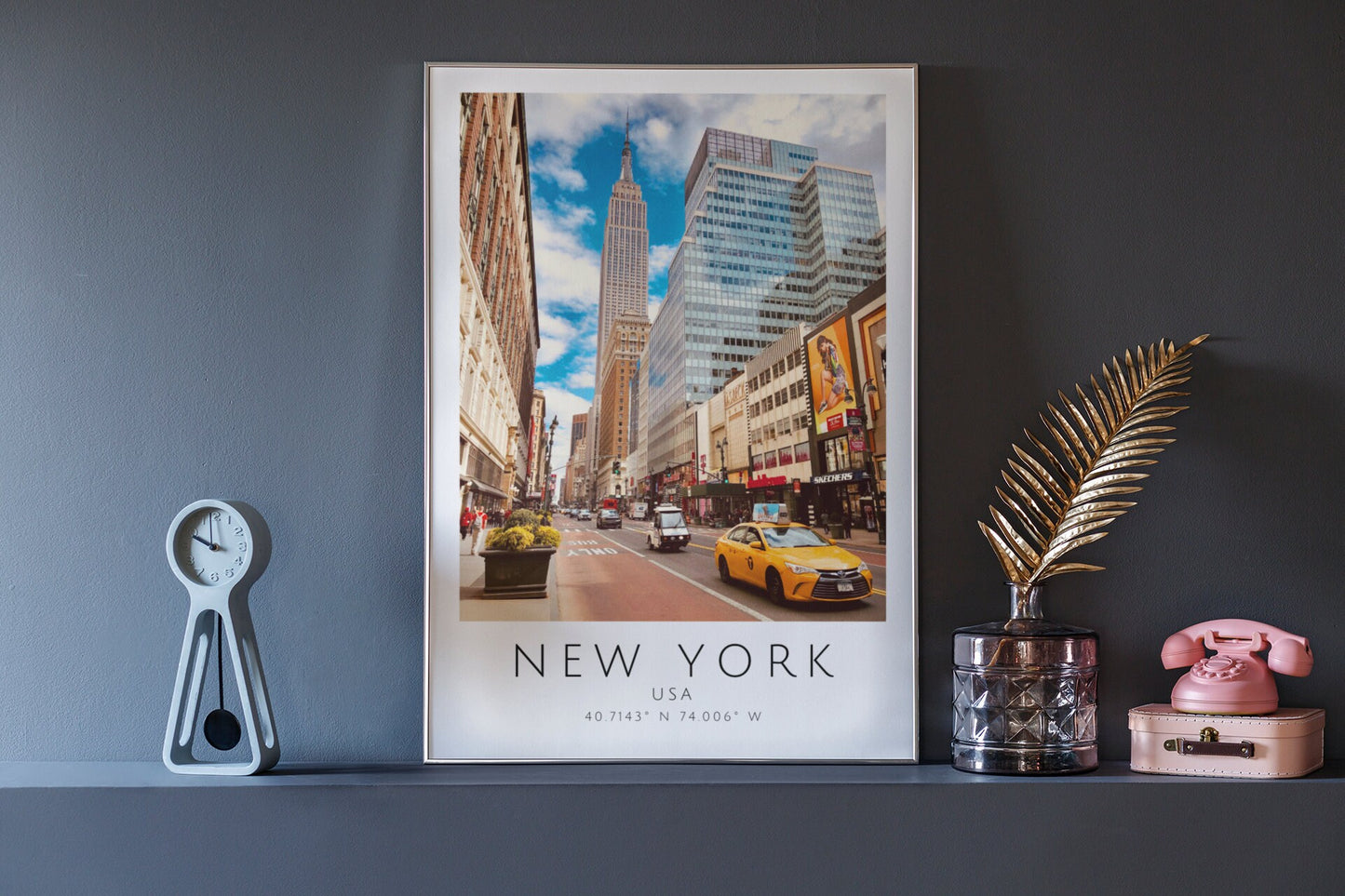 New York City skyscraper print