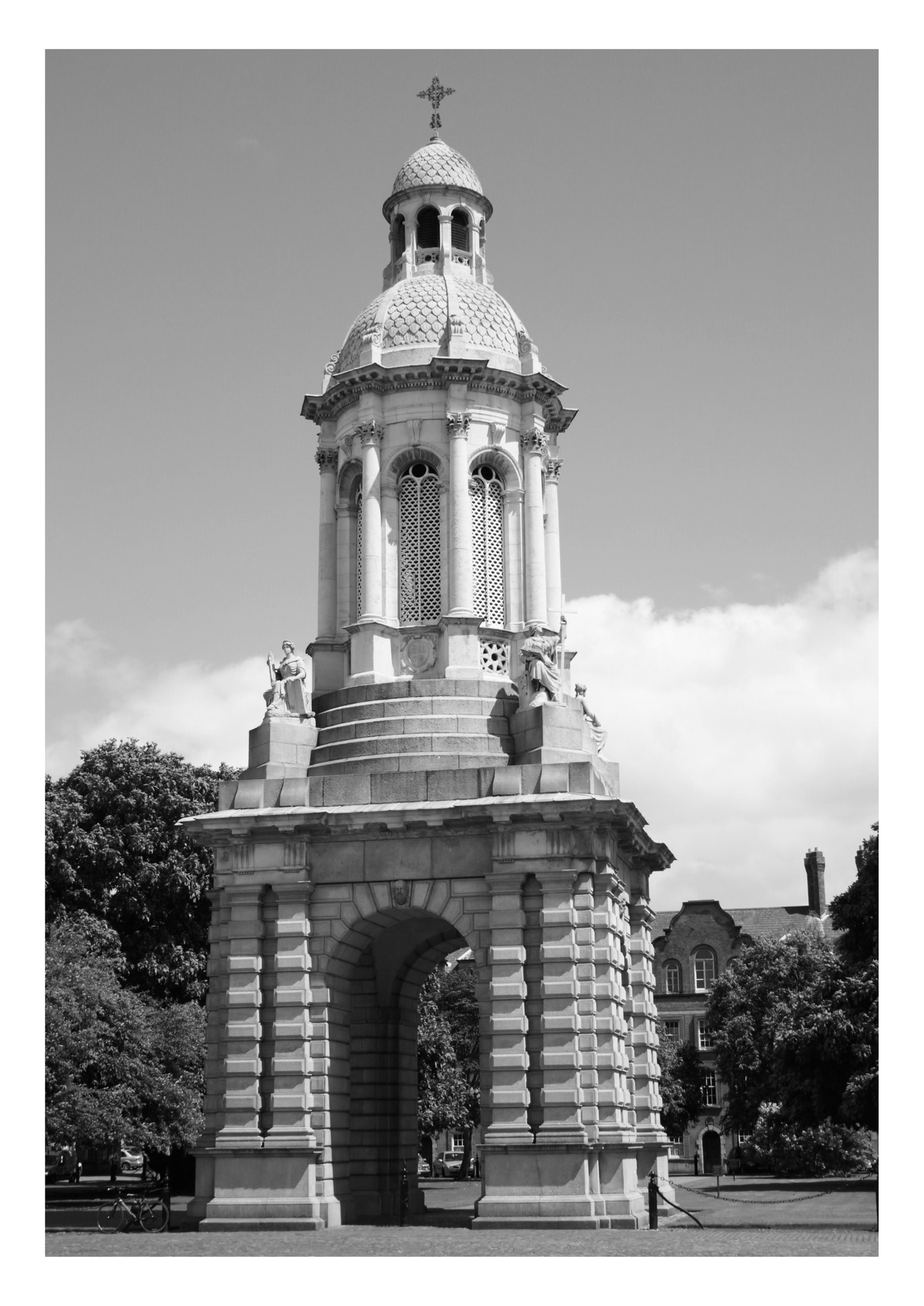 Set of 3 Dublin black and white city prints