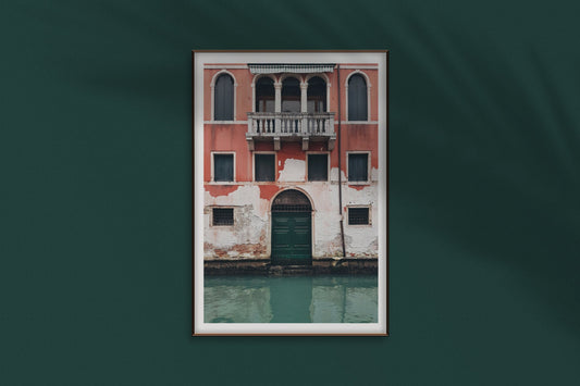 Venice print, Venetian Palazzo canals image, Italy print, City print, Travel print, Italy photograph, Travel poster, Wall art, Home decor