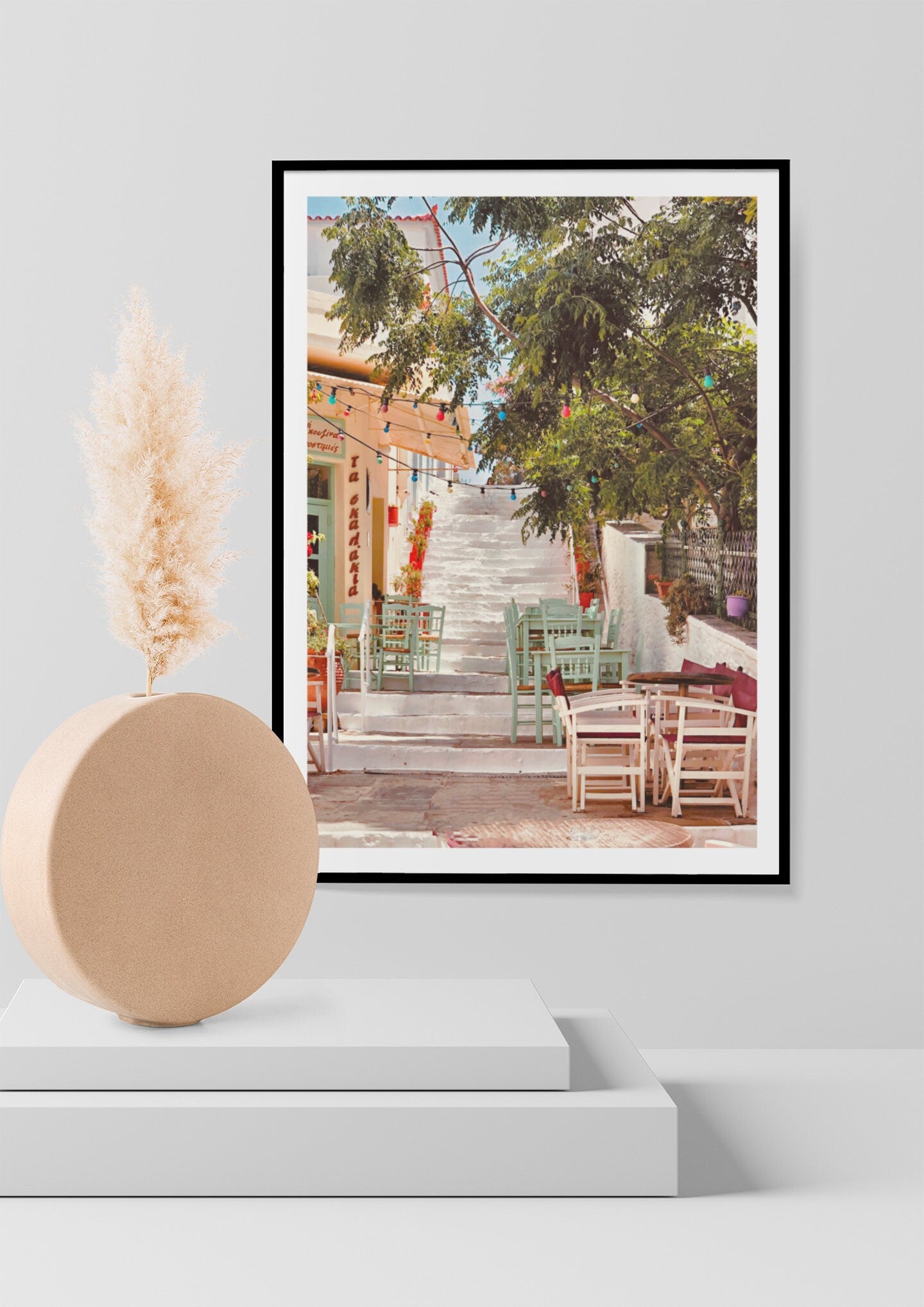 Greek taverna print