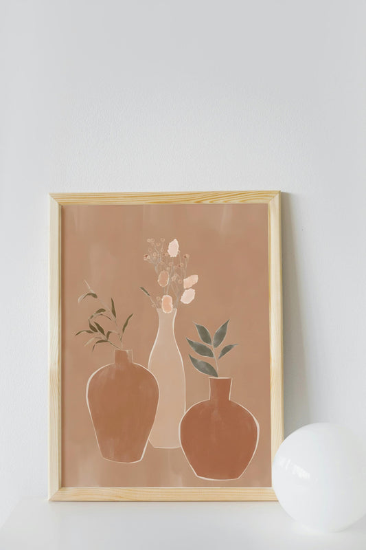 Boho Geometric Wall Art, Living room poster, Minimalist Art, Neutral Wall Decor, Home decor, Birthday gift, Neutral print