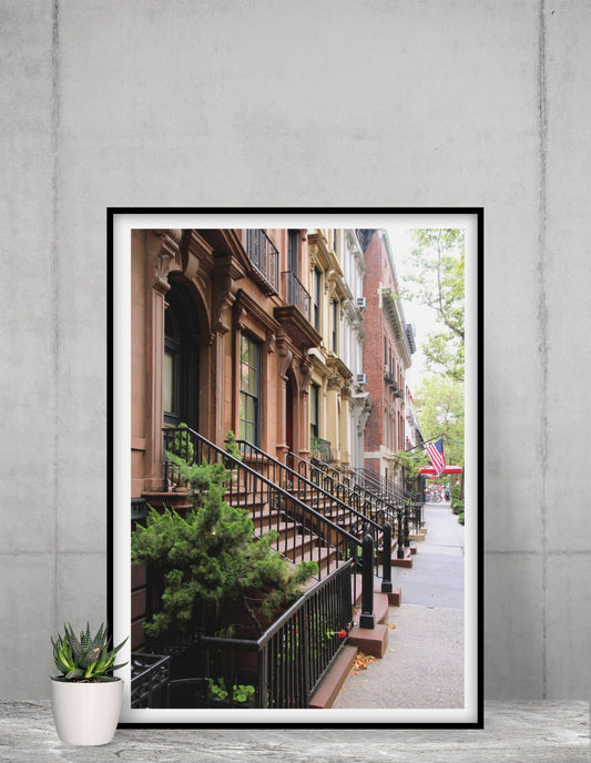 New York City streets poster