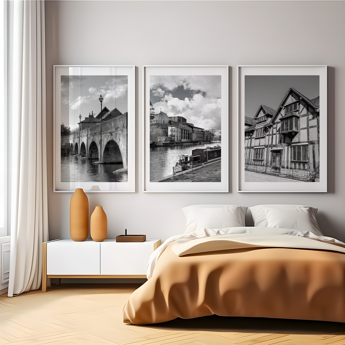 Set of 3 Stratford upon Avon prints