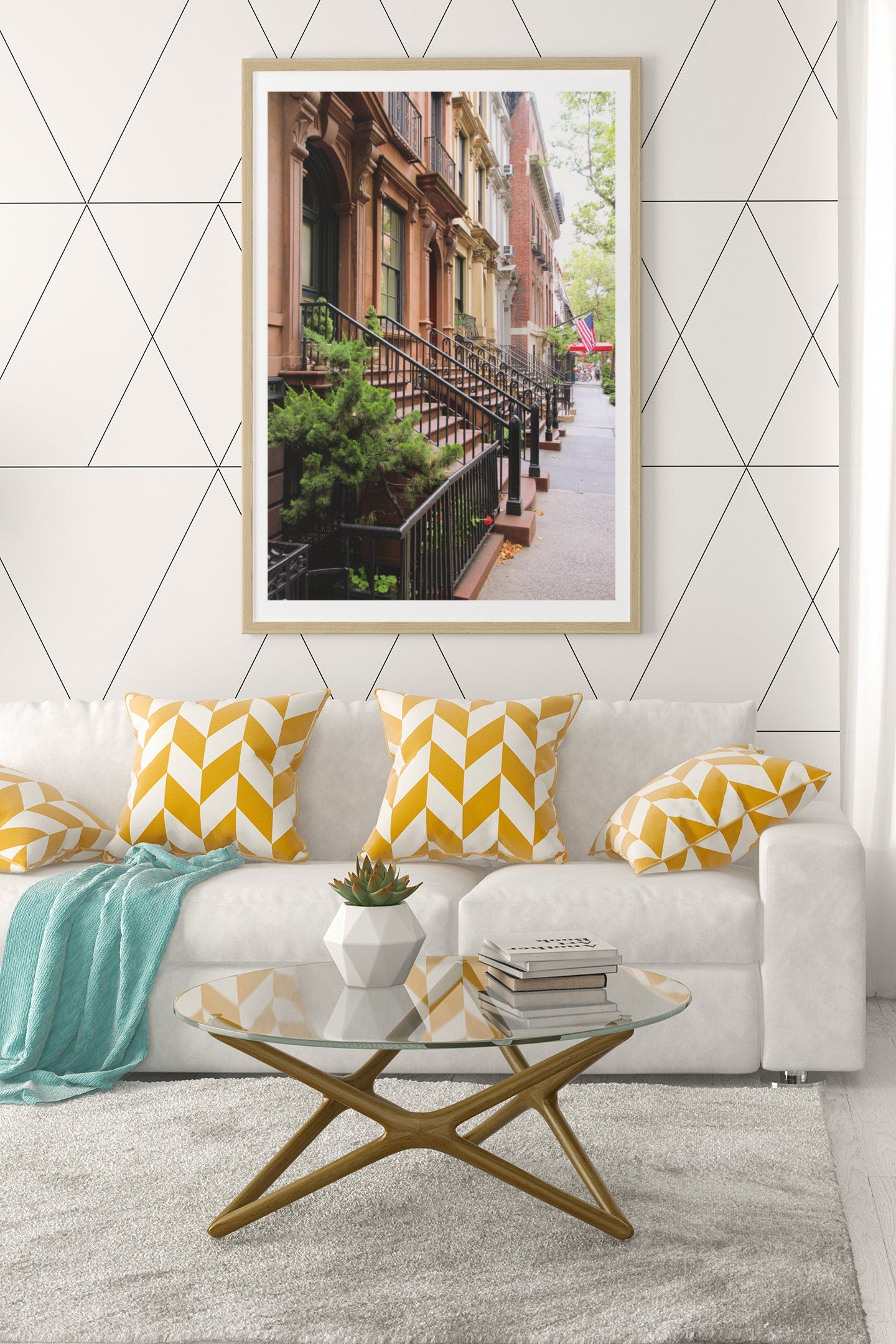 New York City streets poster