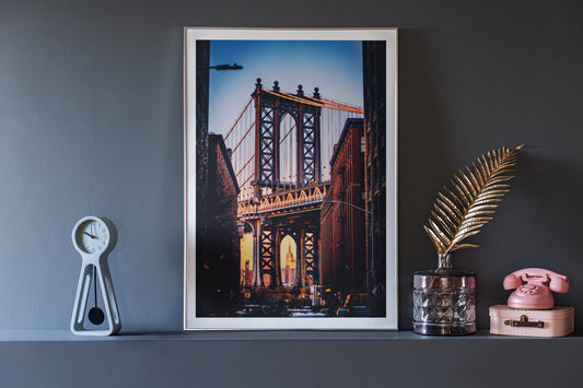 New York Brooklyn Bridge print
