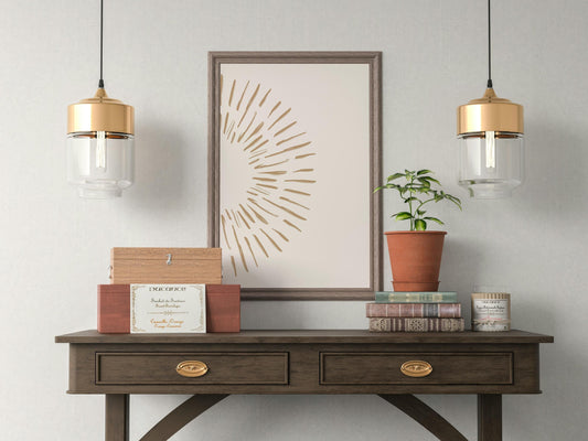 Boho Geometric Wall Art, Living room poster, Minimalist Art,  Neutral Wall Decor, Home decor, Birthday gift, Neutral print