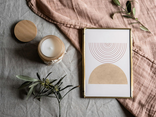Boho Geometric Wall Art, Living room poster, Minimalist Art,  Neutral Wall Decor, Home decor, Birthday gift, Neutral print