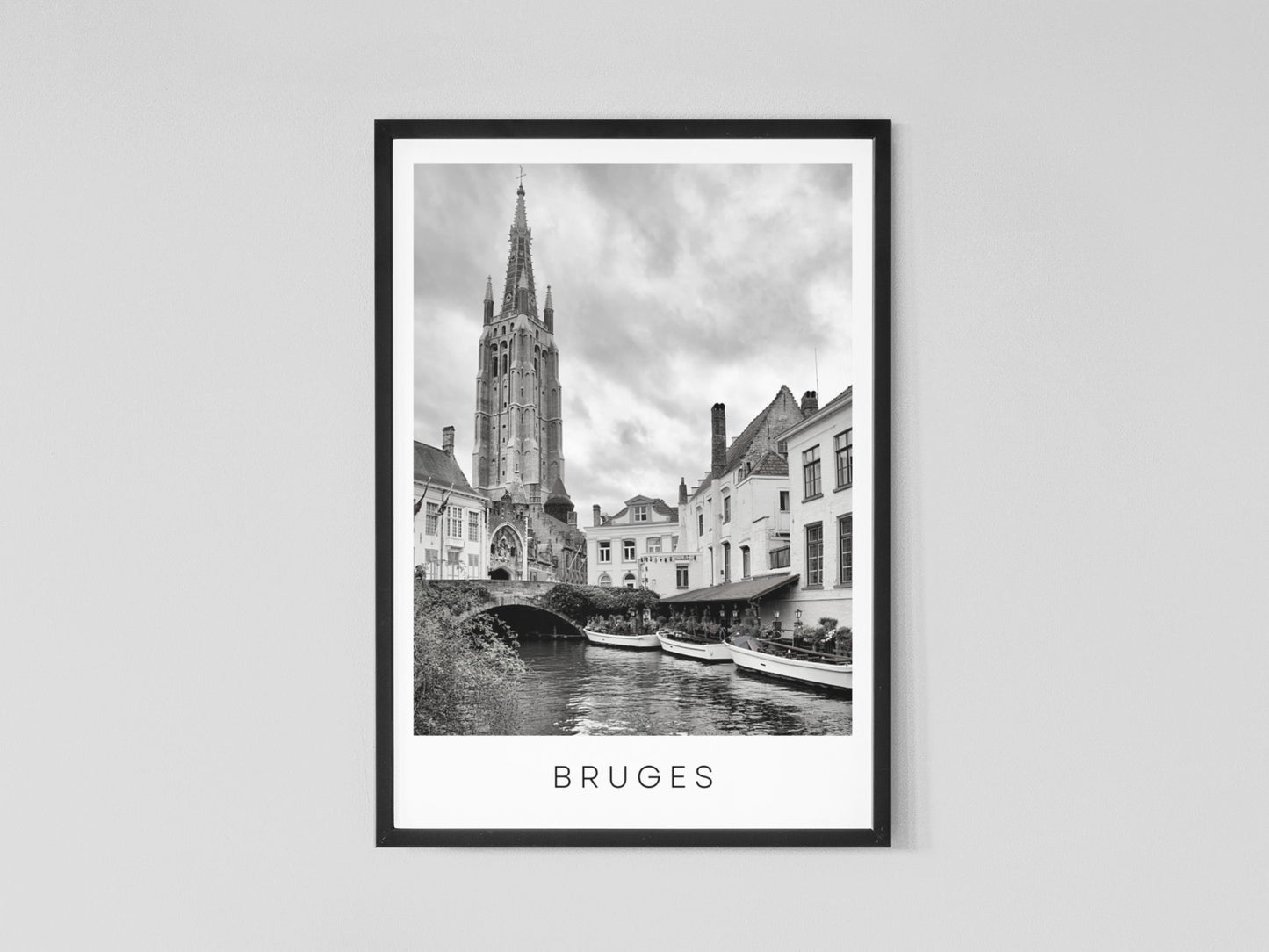 Bruges city print