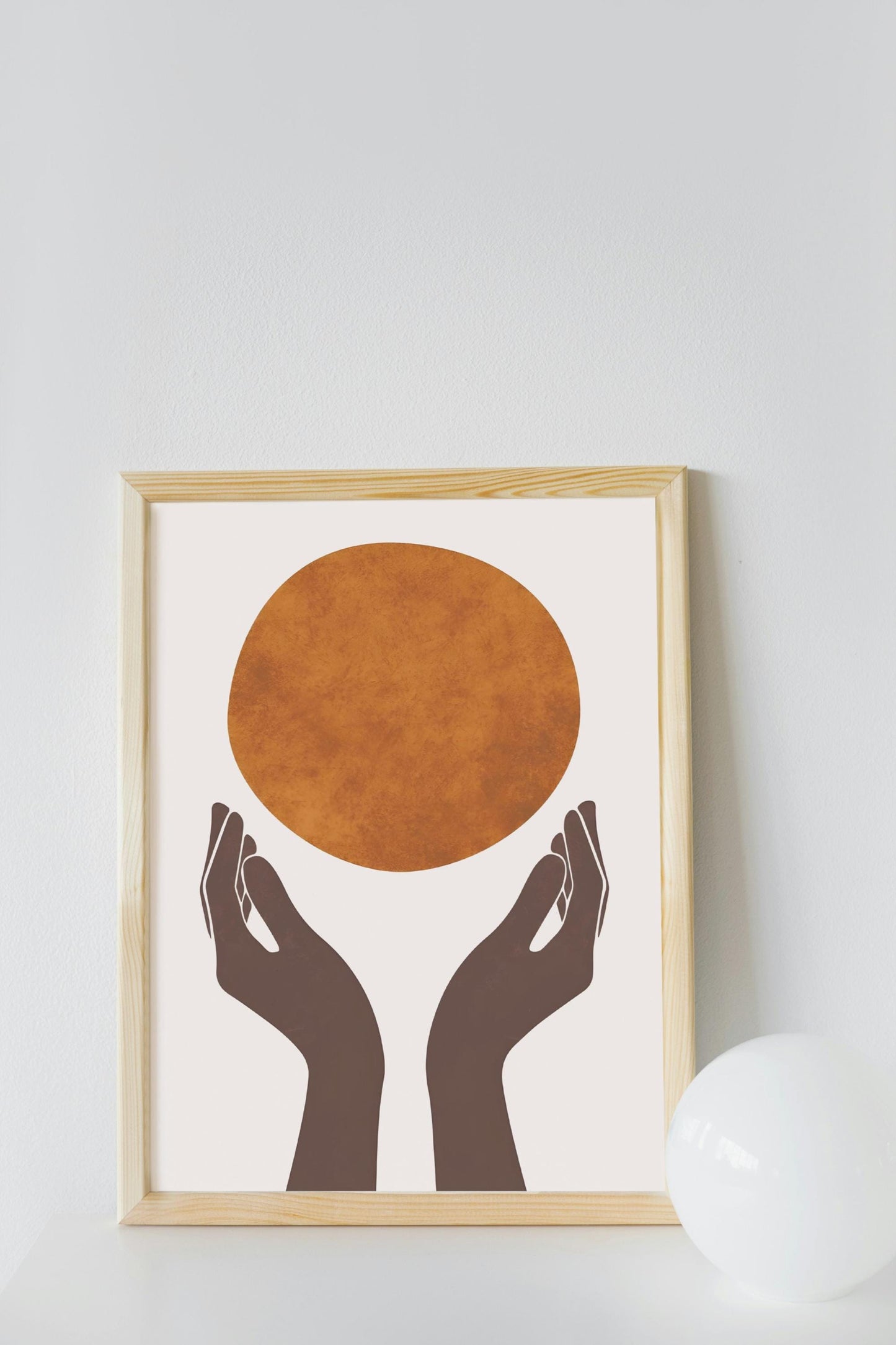 Boho Geometric Wall Art, Living room poster, Minimalist Art,  Neutral Wall Decor, Home decor, Birthday gift, Neutral print