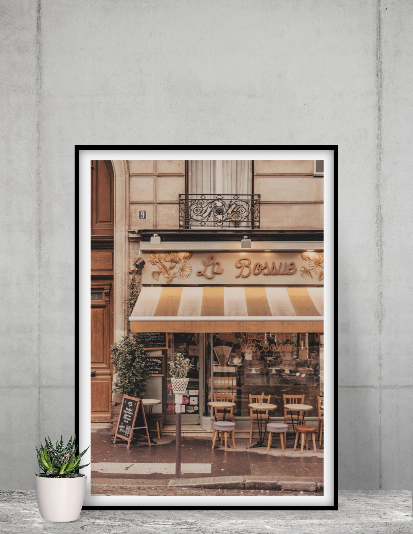 Paris cafe print