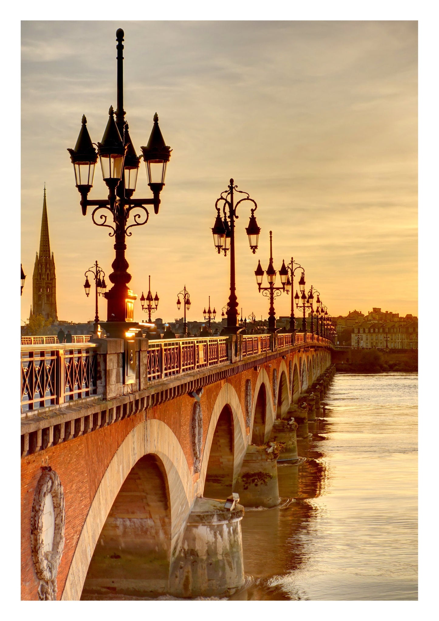 Set of 3 Bordeaux city prints