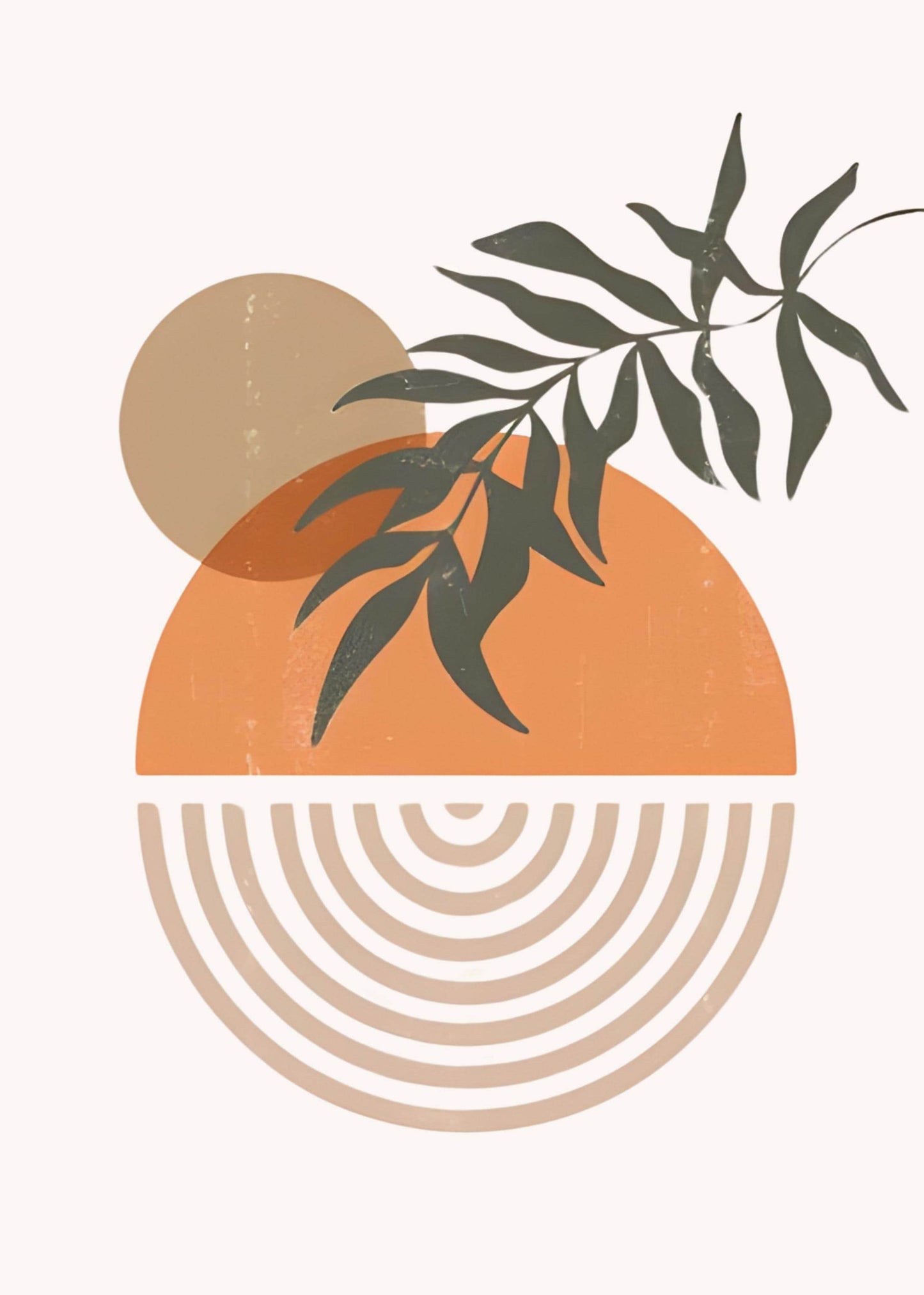 Boho Geometric Wall Art, Living room poster, Minimalist Art,  Neutral Wall Decor, Home decor, Birthday gift, Neutral print