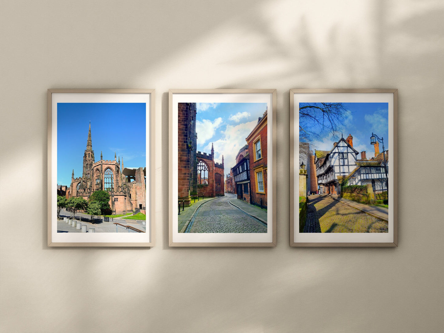 Set of 3 Coventry city prints